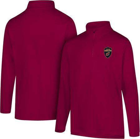 NBA Men'S Quarter Zip Long Sleeve Pullover T-Shirt