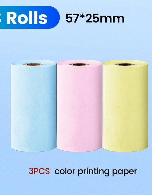 Load image into Gallery viewer, Olaf 57MM Rolls Mini Printer Thermal Paper Label Sticker Self-Adhesive Printing Paper for Mini Printer Kids Instant Print Camera
