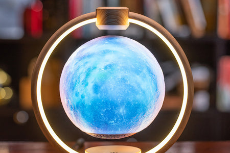Maglev Moon Light Bluetooth 3D Stereo Diy Colorful Glare