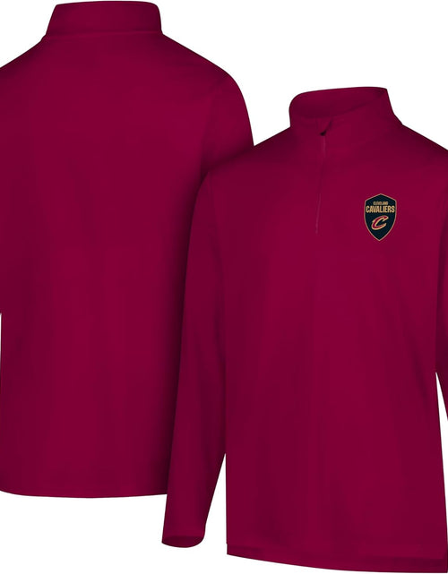 Load image into Gallery viewer, NBA Men'S Quarter Zip Long Sleeve Pullover T-Shirt
