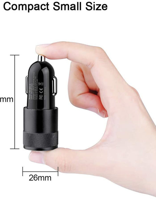 Load image into Gallery viewer, Fast Car Charger, Quick Charging 5.4A/30W Phone USB Adapter Rapid Plug 2 Port Cigarette Lighter Auto Charger Flush Compatible Samsung, Tablet, Iphone, Ipad, LG, Automobile
